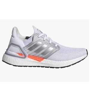 Adidas x NASA Collab Ultraboost 20 Silver Metallic Grey Running Shoes, Size 6.5